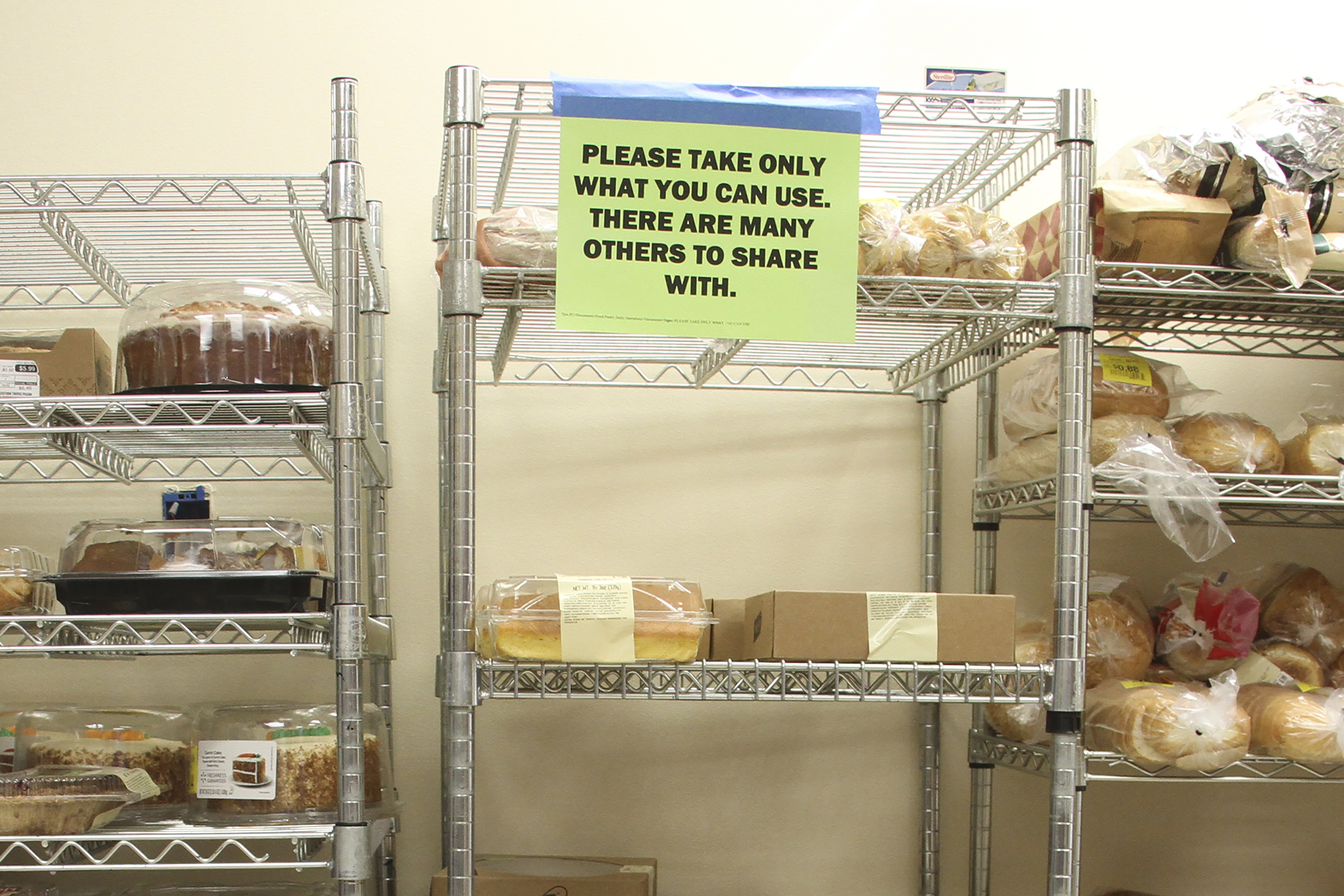 States are preparing for a spike in demand at food banks, like this one inside a church in Eagle River, Alaska, if food aid benefits through the Supplemental Nutrition Assistance Program, or SNAP, are cut off or disrupted because of the federal government shutdown.